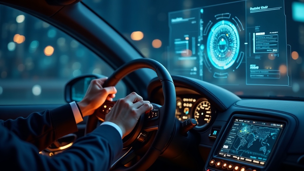 Human driving with AI hologram copilot