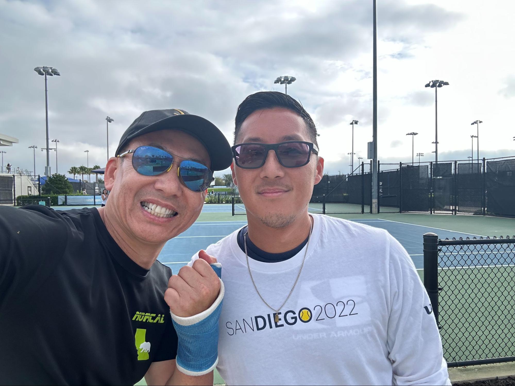 Chief scout Paul with SoCal captain